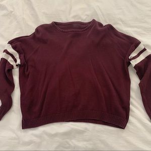 Burgundy brandy Melville sweater